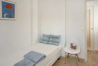 snug bedroom in Cannes Villa des Dauphins luxury apartment