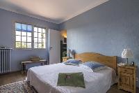 nice bedroom furnishings in Cannes Villa Les Orangers luxury apartment